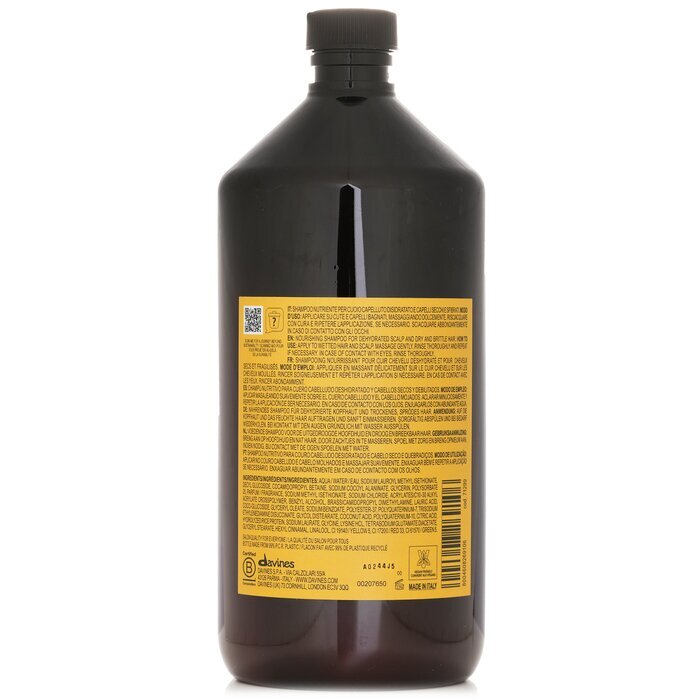 Davines Natural Tech Nourishing Shampoo (For Dehydrated Scalp and Dry, Brittle Hair) 1000ml