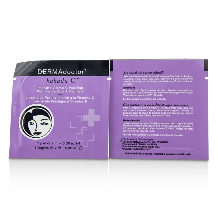 DERMAdoctor Kakadu C Intensieve Vitamine C Peel Pads 30pads