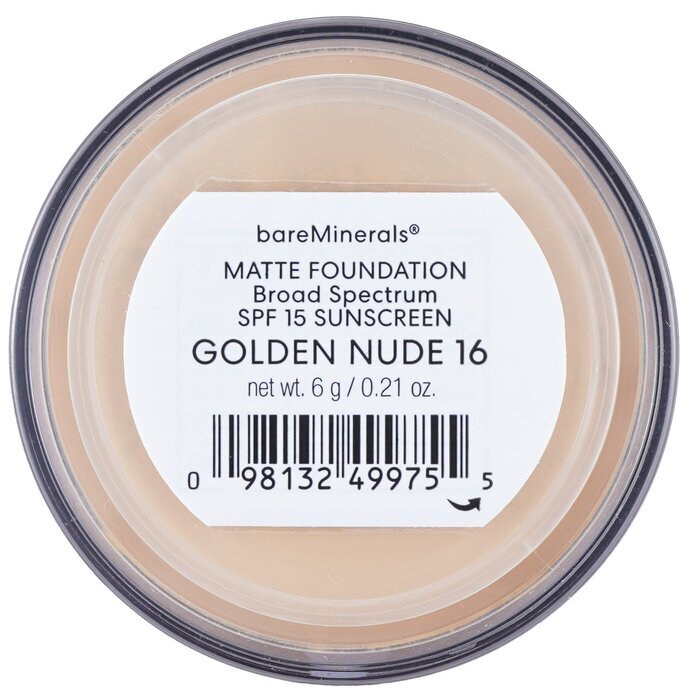 BareMinerals Matte Foundation Broad Spectrum SPF15 - Golden Nude 6g