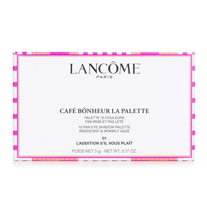 Lancome Cafe Bonheur La Palette (10x Lidschatten) (Limitierte Auflage) – 01 L'Addition S'il Vous Plait 5g