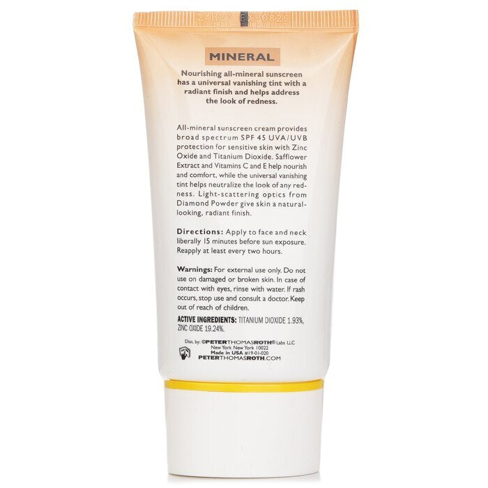 Peter Thomas Roth Max Mineral Tinted Suncreen Broad Spectrum SPF 45 50ml