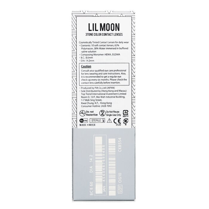 Pia Lilmoon Water Water 1 Dag Kleur Contactlenzen -0.00 10st