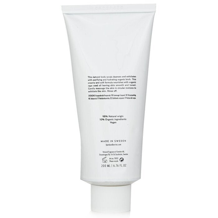 Bjork & Berries Body Scrub Creamy Exfoliating Treatment 200ml