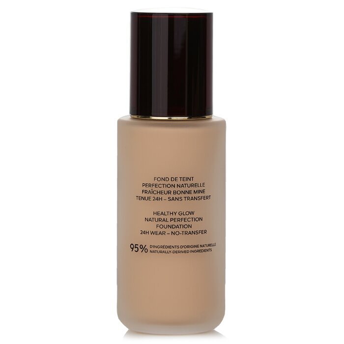 Guerlain Terracotta Le Teint Healthy Glow Natural Perfection Foundation, 24-Stunden-Halt, kein Abfärben, Nr. 1W Warm, 35 ml