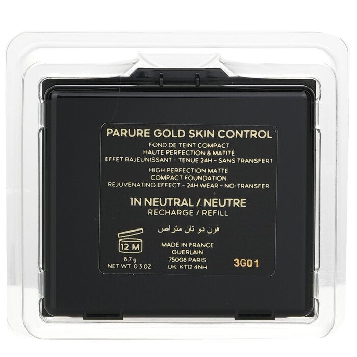 Guerlain Parure Gold Skin Control High Perfection Matte Compact Foundation Refill - 1N 8.7g
