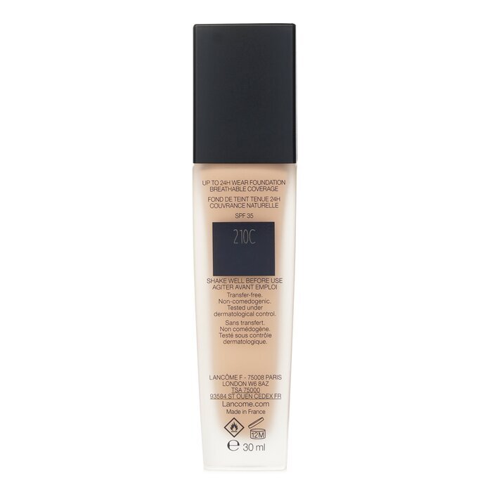 Lancome Teint Idole Ultra Wear, Foundation mit bis zu 24 Stunden Halt, atmungsaktive Deckkraft, LSF 35 – 210 °C, 30 ml