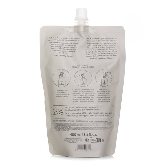 Molton Brown Heavenly Gingerlily Bad- en Douchegel Navulling 400ml