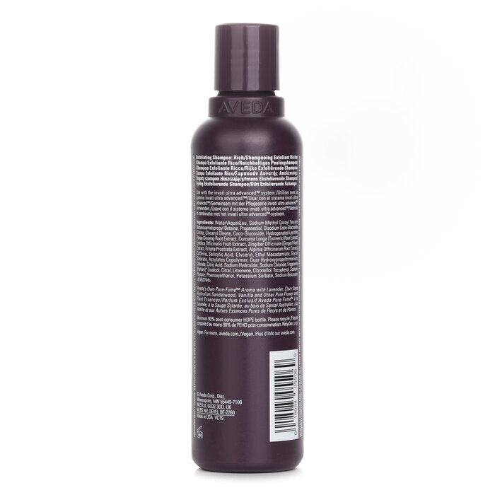 Aveda Invati Ultra Advanced Exfoliating Shampoo Rich (For Thinning Hair) 200ml