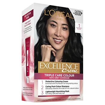 L'Oreal Paris Excellence Crème Coloration Permanente - 1 Noir