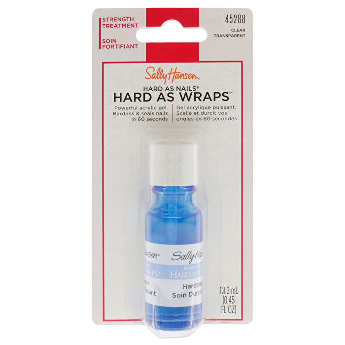 Sally Hansen Hard As Nail As Wraps Hardener - 45288 Clear For Women -0.45oz Nail Polish 0.45oz