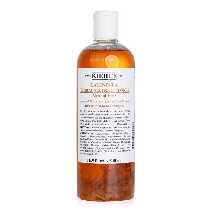 Kiehl's Calendula Herbal Extract Alcohol-Free Toner - For Normal to Oily Skin Types 500ml