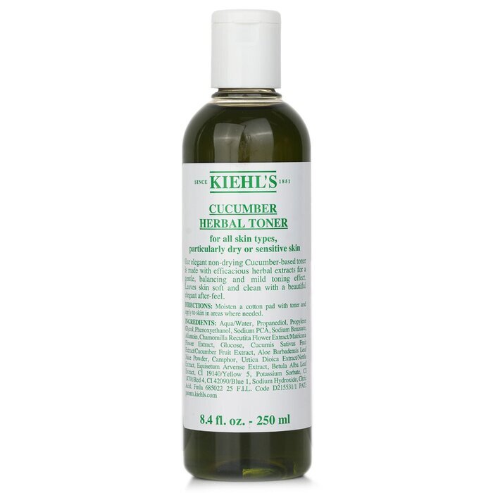 Kiehl's Cucumber Herbal Alcohol Free Toner voor alle huidtypen 250ml