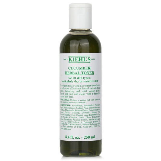 Kiehl's Cucumber Herbal Alcohol Free Toner voor alle huidtypen 250ml