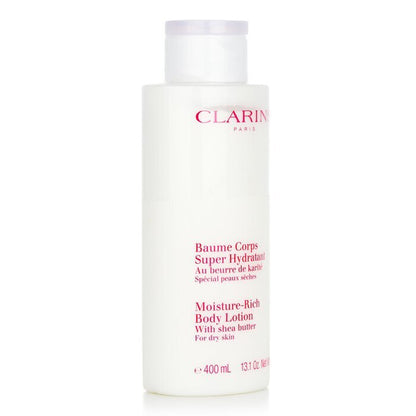 Clarins Moisture-Rich Body Lotion with Shea Butter - For Dry Skin (Super Size Limited Edition) 400ml