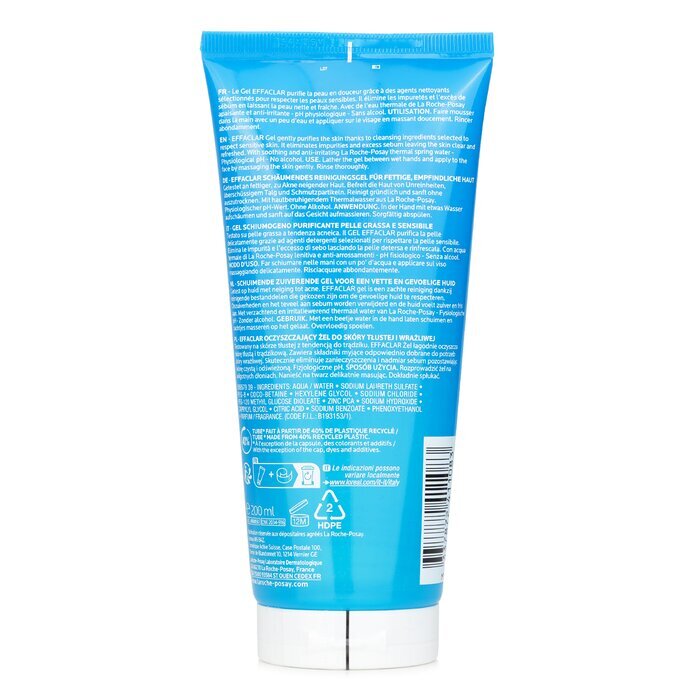La Roche Posay Effaclar Reinigendes Schaumgel 200ml/6.76oz
