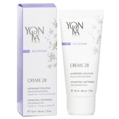 Yonka Age Defense Creme 28 With Essential Oils - Hydrating, Softening (Dehydrated Skin) 50ml