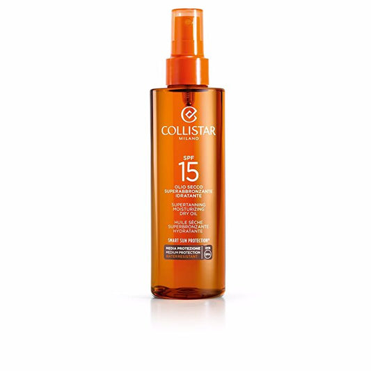 Collistar Supertanning Dry Oil Spf15 Hydraterende Droge Olie 200ml