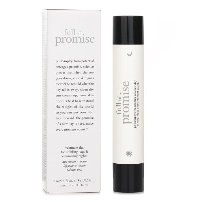 Philosophy Full Of Promise Behandlungsduo für belebende Tage und voluminöse Nächte, 30 ml