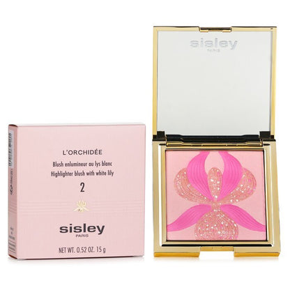 Sisley L'Orchidee Highlighter Blush met witte lelie - Roos 181506 15 g/0,52 oz