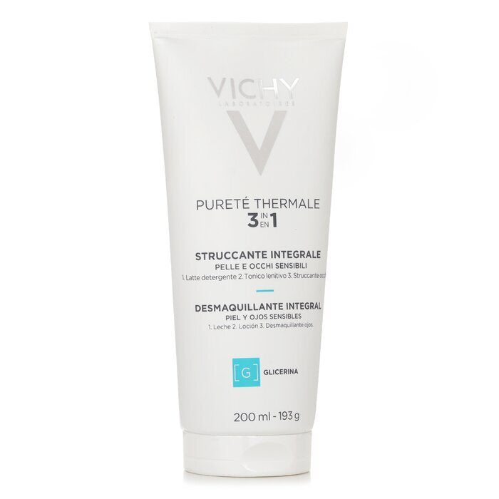 Vichy Purete Thermale 3 In 1 One Step Cleanser (For Sensitive Skin) (Random Packaging) 200ml/6.76ml
