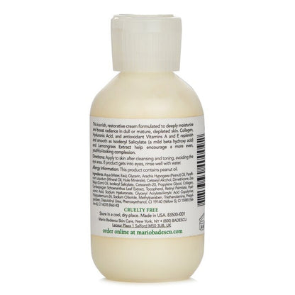 Mario Badescu Hydraterende Vochtinbrengende Crème met Biocare &amp; Hyaluronzuur - Voor Droge/Gevoelige Huidtypes 59ml/2oz