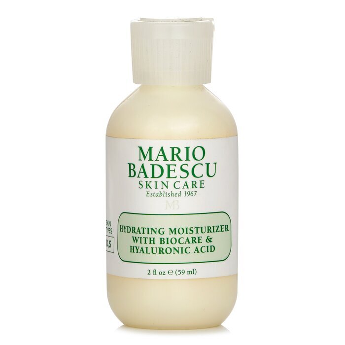 Mario Badescu Hydraterende Vochtinbrengende Crème met Biocare &amp; Hyaluronzuur - Voor Droge/Gevoelige Huidtypes 59ml/2oz