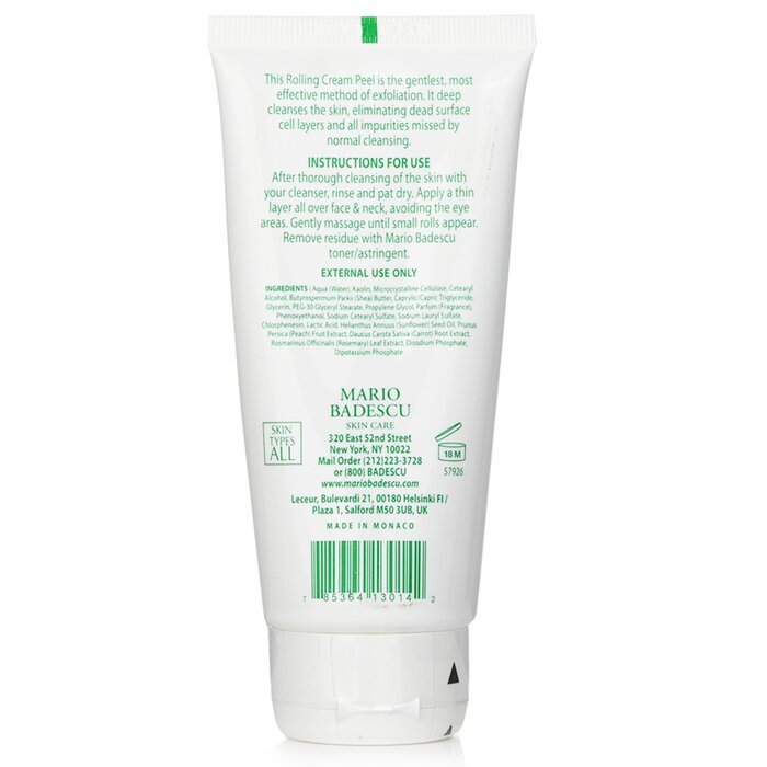 Mario Badescu Rolling Cream Peel mit AHA – für alle Hauttypen, 73 ml