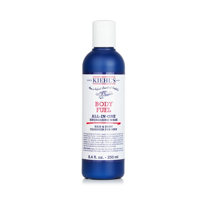 Kiehl's Body Fuel All-in-one Energizing Wash Haar &amp; Lichaam 250ml