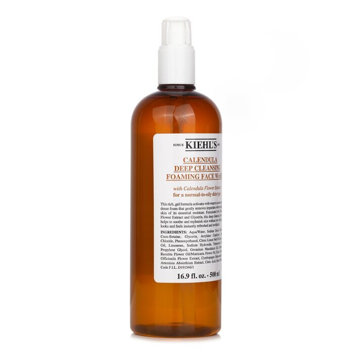 Kiehl's Calendula Diep Reinigende Schuimende Gezichtsreiniger 500ml