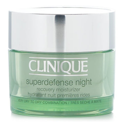 Clinique Superdefense Night Recovery Moisturizer - For Very Dry To Dry Combination 50ml