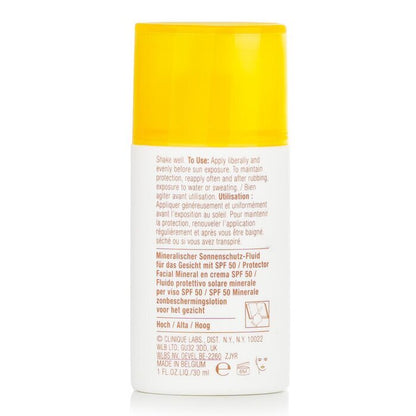 Clinique Mineral Sunscreen Fluid For Face SPF 50 - Sensitive Skin Formula 30ml