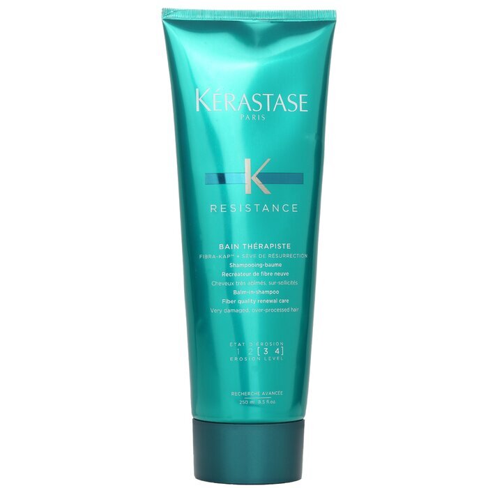 Kerastase Resistance Bain Therapiste Balm-In-Shampoo Fiber Quality Renewal Care (voor zeer beschadigd, overbehandeld haar) 250 ml/8,5 oz