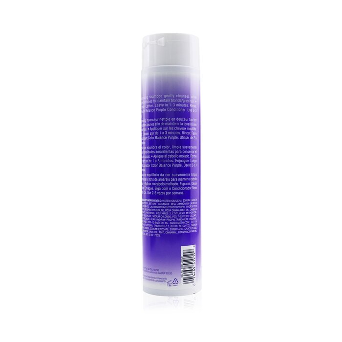Joico Color Balance Purple Shampoo (Beseitigt messingfarbene/gelbe Töne auf blondem/grauem Haar) 300 ml