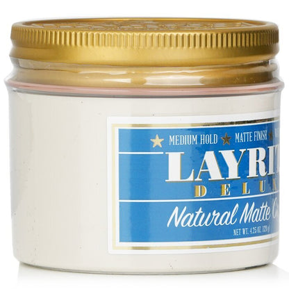 Layrite Natural Matte Cream (Tenue Moyenne, Fini Mat, Soluble dans l'eau) 120g/4.25oz