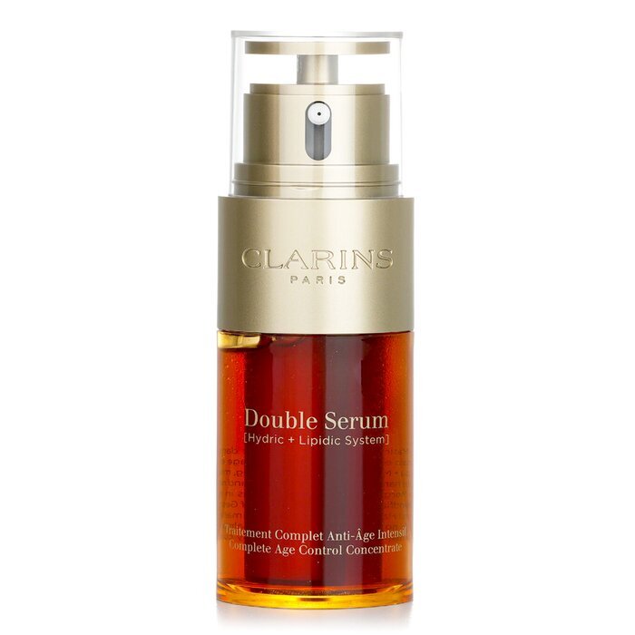 Clarins Double Sérum (Système Hydrique + Lipidique) Concentré Complet Anti-Âge 30ml/1oz