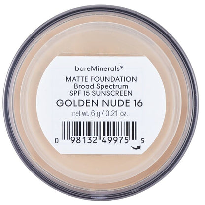 BareMinerals Matte Foundation Broad Spectrum SPF15 - Golden Nude 6g