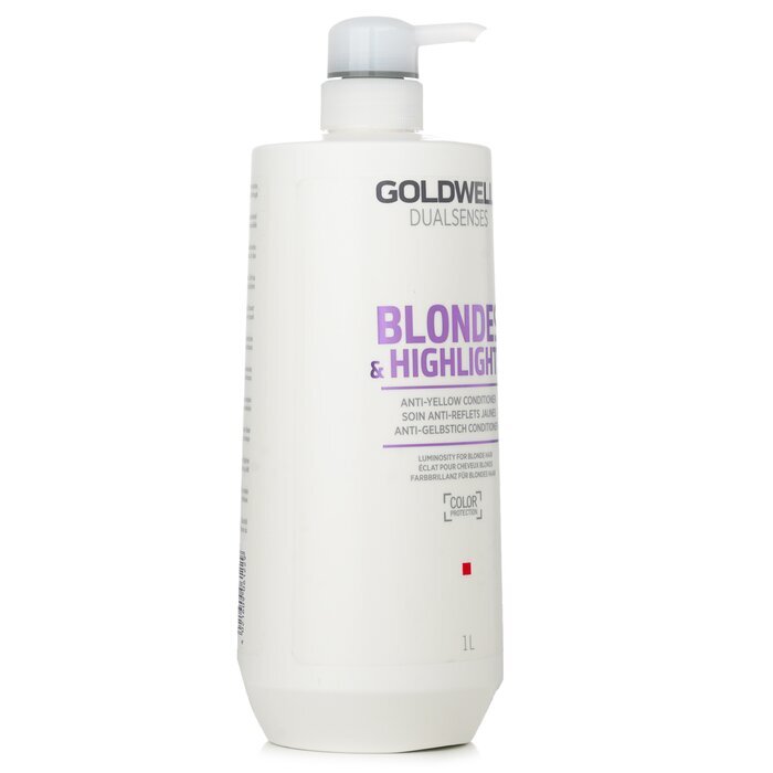 Goldwell Dual Senses Blondes & Highlights Anti-Yellow Conditioner (Luminosity For Blonde Hair) 1000ml