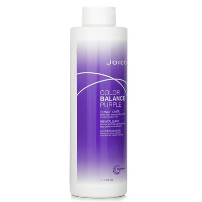 Joico Color Balance Purple Conditioner (Beseitigt messingfarbene/gelbe Töne auf blondem/grauem Haar) 1000 ml