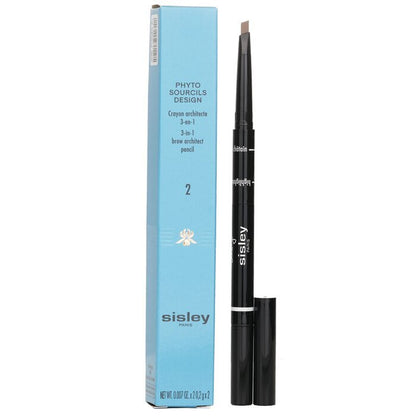 Sisley Phyto Sourcils Design 3 In 1 Brow Architect Pencil -  2 Chatain 2x0.2g