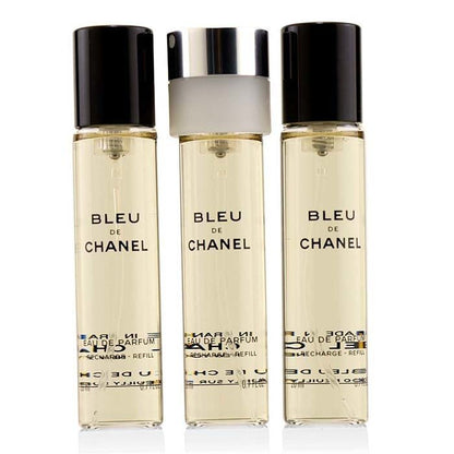 Bleu De Chanel Eau De Parfum Twist & Spray Refill 3x20ml