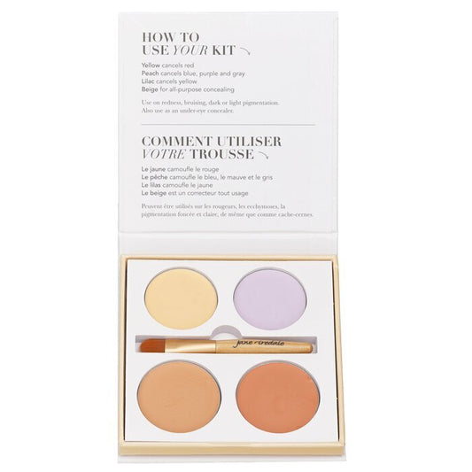 Jane Iredale Corrective Colors Kit (4x Concealer + 1x Applikator) 9,9 g/0,35 oz