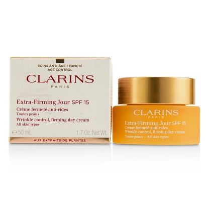Clarins Extra-Firming Jour Wrinkle Control, verstevigende dagcrème SPF 15 - alle huidtypen 50 ml/1,7 oz