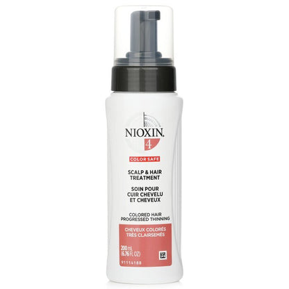 Nioxin Diameter System 4 Scalp & Hair Treatment (Colored Hair, Progressed Thinning, Color Safe) 200ml