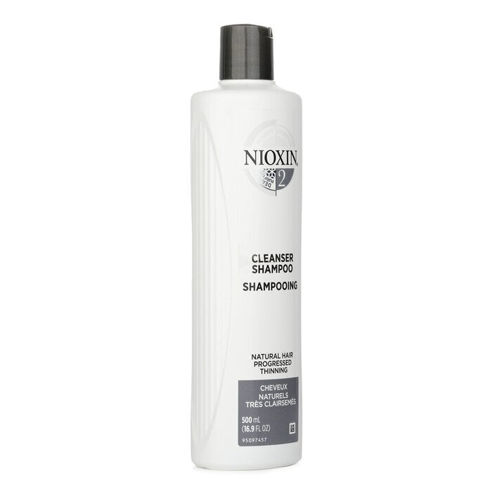 Nioxin Derma Purifying System 2 Cleanser Shampoo (Natural Hair, Progressed Thinning) 500ml