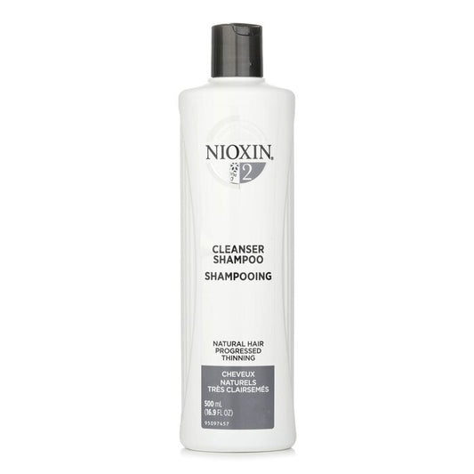 Nioxin Derma Purifying System 2 Cleanser Shampoo (Natural Hair, Progressed Thinning) 500ml