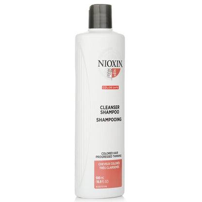 Nioxin Derma Purifying System 4 Cleanser Shampoo (Colored Hair, Progressed Thinning, Color Safe) 500ml
