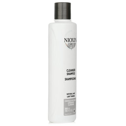 Nioxin Derma Purifying System 1 Cleanser Shampoo (Natural Hair, Light Thinning) 300ml