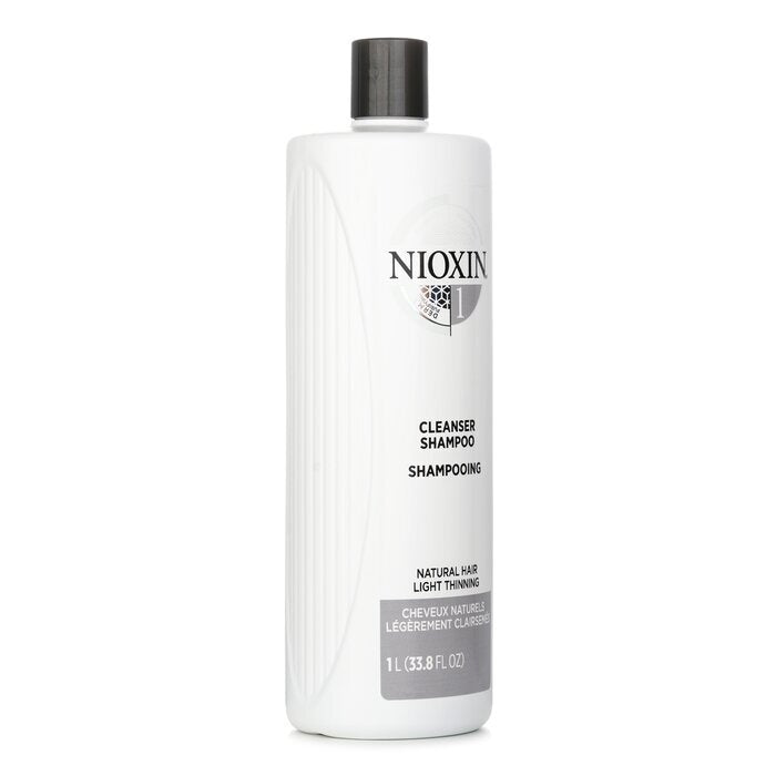 Nioxin Derma Purifying System 1 Cleanser Shampoo (Natural Hair, Light Thinning) 1000ml