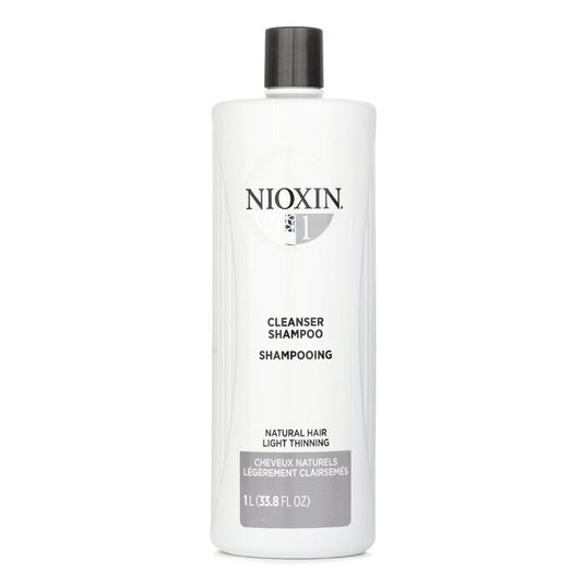 Nioxin Derma Purifying System 1 Cleanser Shampoo (Natural Hair, Light Thinning) 1000ml