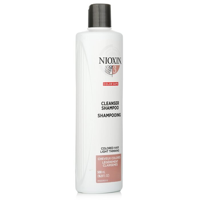 Nioxin Derma Purifying System 3 Cleanser Shampoo (Colored Hair, Light Thinning, Color Safe) 500ml